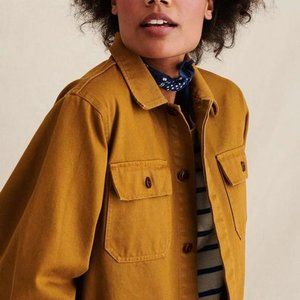 ALEX MILL PATRICK DENIM JACKET GOLDEN KHAKI SIZE XS